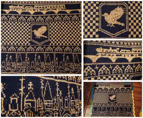 I Finally Finished My Ravenclaw Blanket!