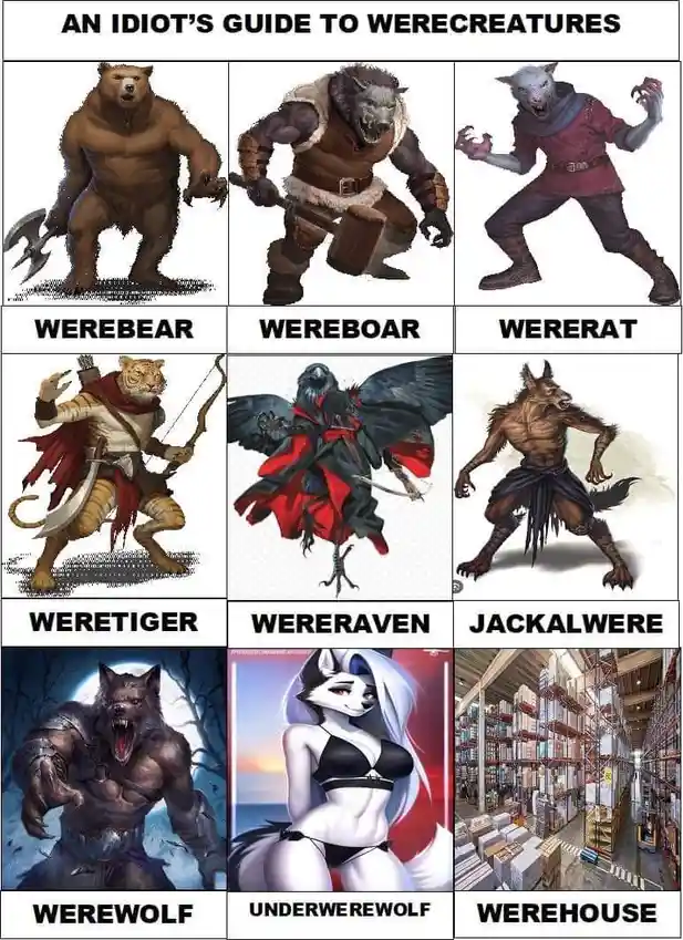 Understanding the Different Types of Weres