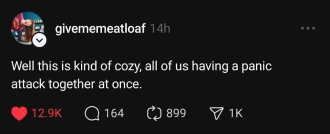 A screenshot of a social media comment from user 'givememeatloaf' posted 14 hours ago, which reads: 'Well this is kind of…