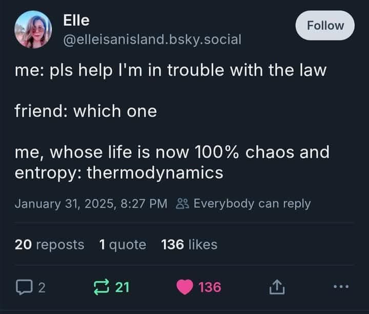 A screenshot of a social media post showing a user named Elle asking for help with legal trouble, her friend responds by…
