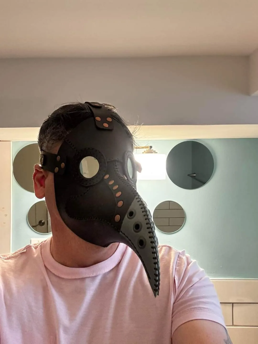 A unique, handcrafted Percy de Rolo mask