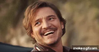 A six-panel image sequence shows actor Orlando Bloom smiling broadly and looking upward with joy in each frame. Each panel…