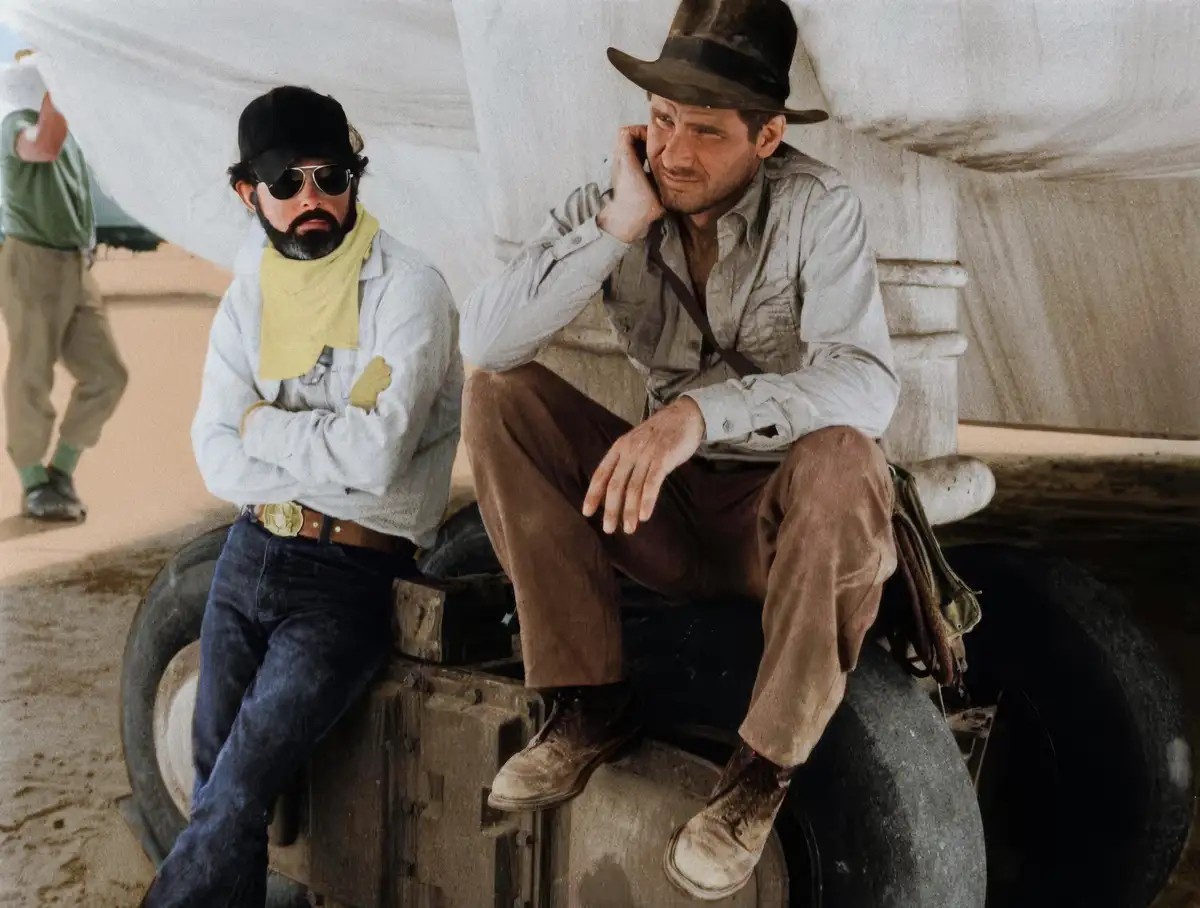 Behind the Scenes with George Lucas & Harrison Ford on Raiders of the Lost Ark - Tunisia (1980)