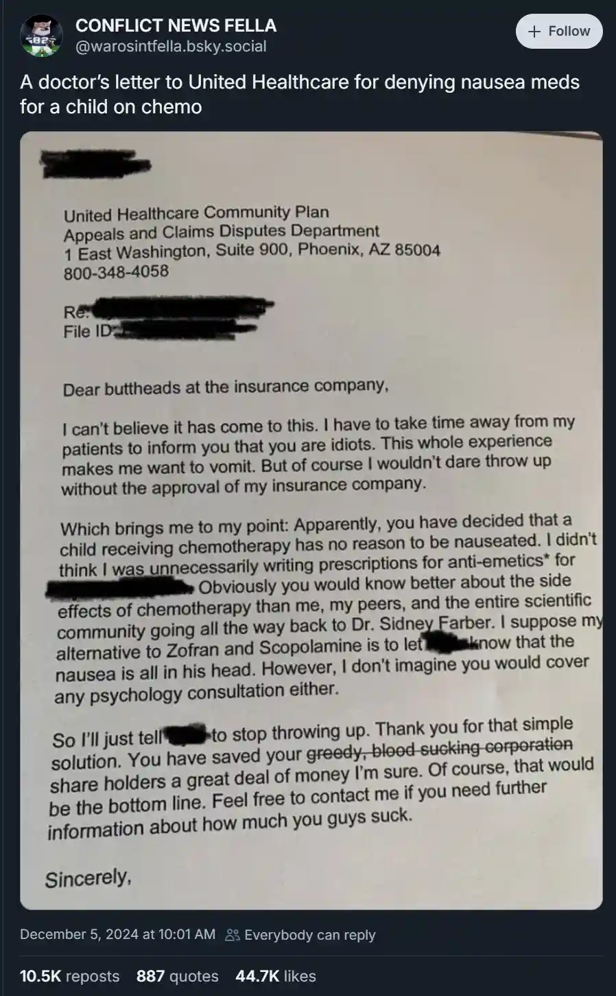 Doctors Expressing Their Frustration with UHC
