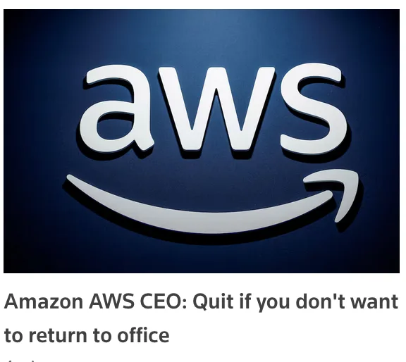 The image displays the white AWS logo on a dark blue background, featuring the letters 'aws' with the Amazon smile arrow…