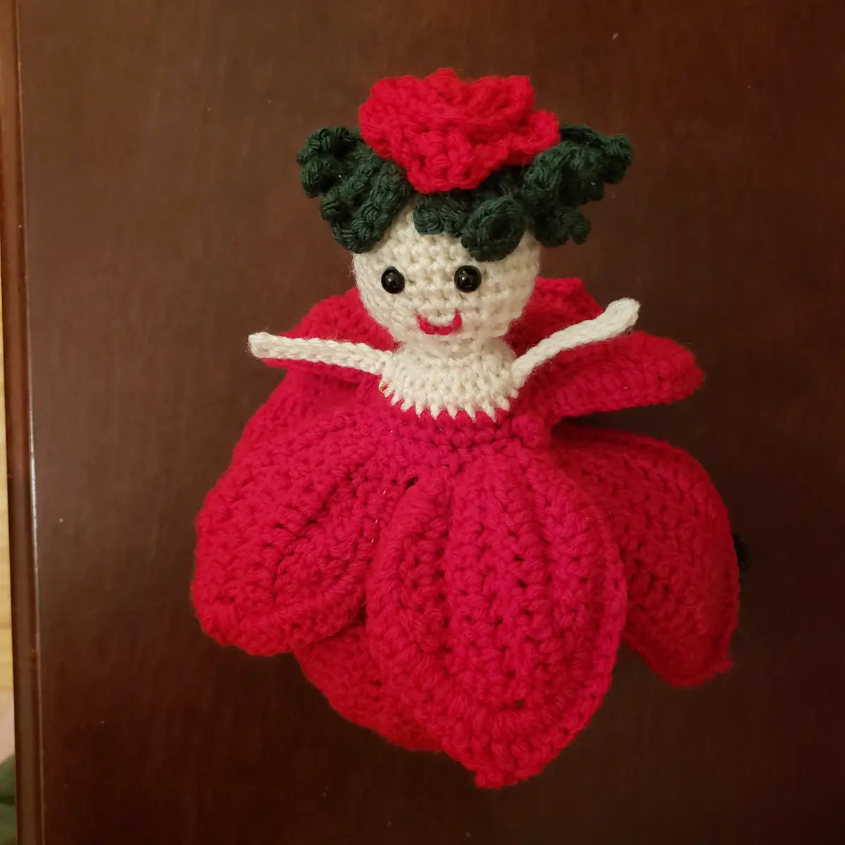 Adorable Crochet Reversible Flower Doll