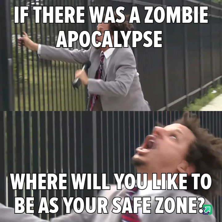 A two-panel meme featuring a man in a grey suit and tie, holding a microphone, standing in front of a black metal fence. In…
