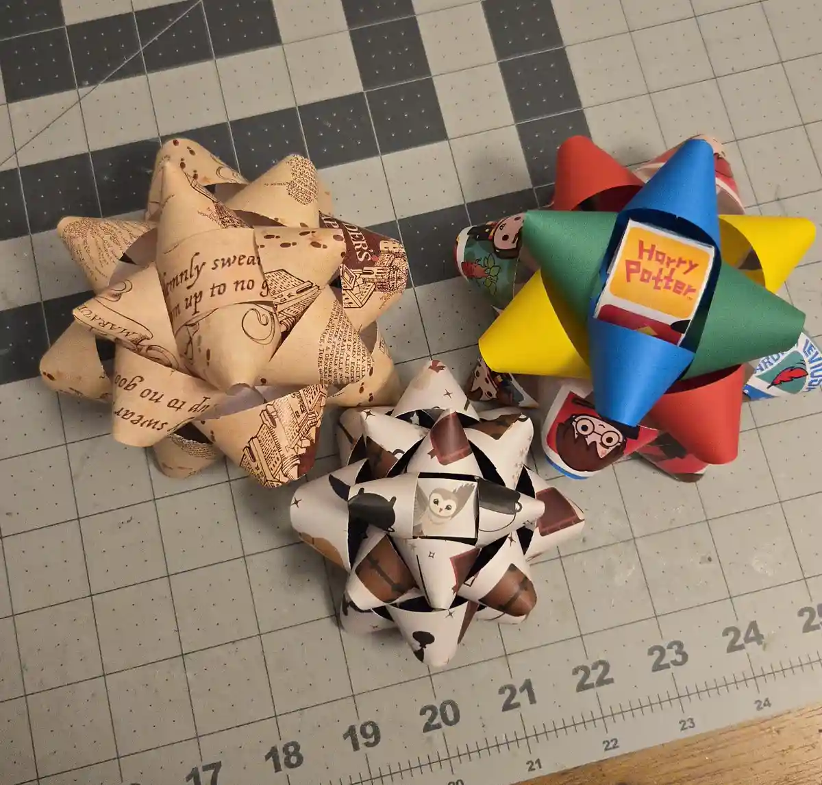 A Trio of Enchanting Harry Potter Gift Bows