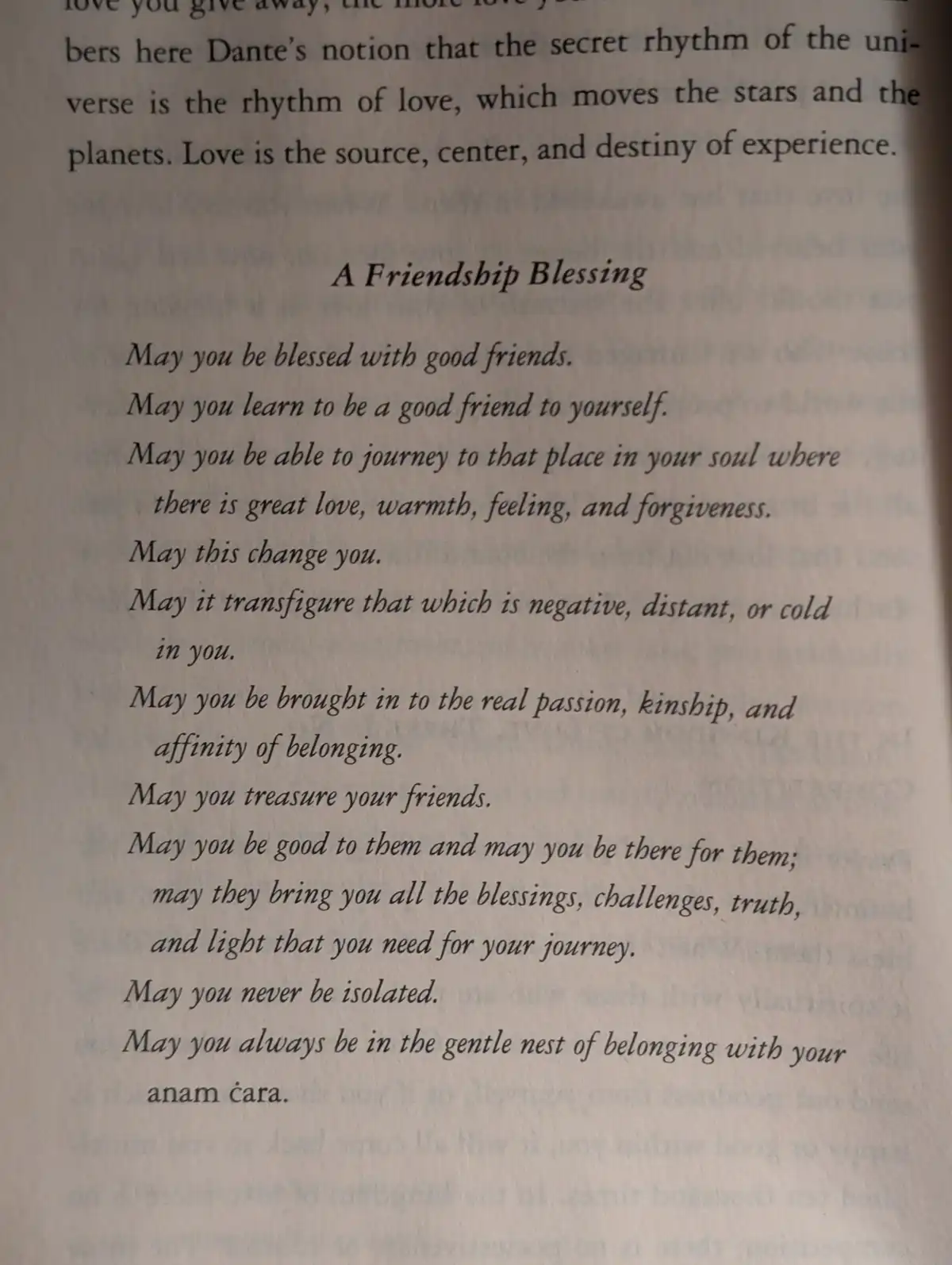 A Heartwarming Friendship Blessing