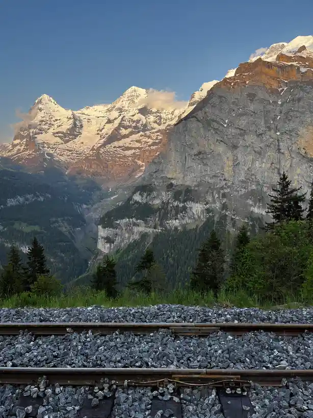 A serene moment in Murren, Switzerland.