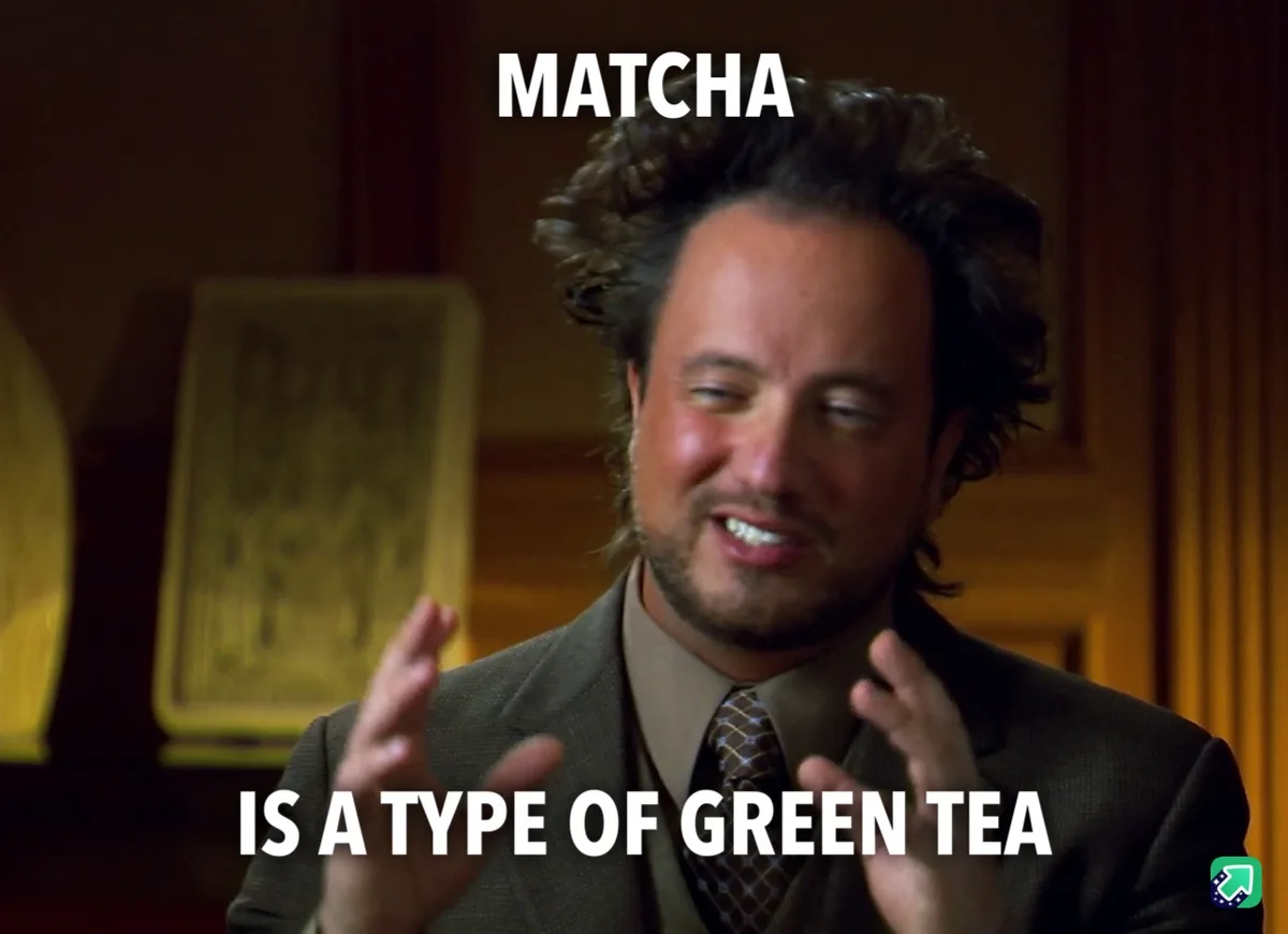 A man with curly hair and a suit is smiling and gesturing with both hands while speaking. The text overlaid on the image…