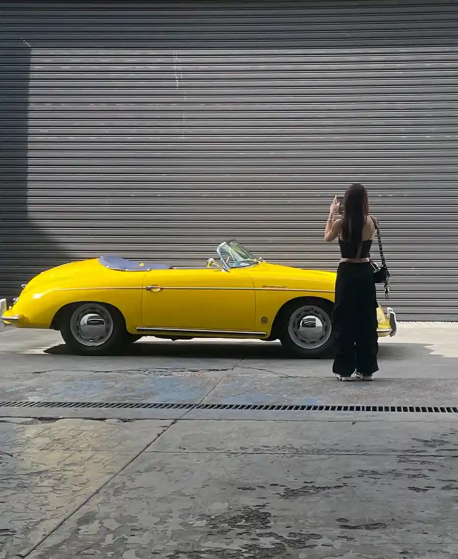 Only the Porsche and Some Sneaky Photobombers