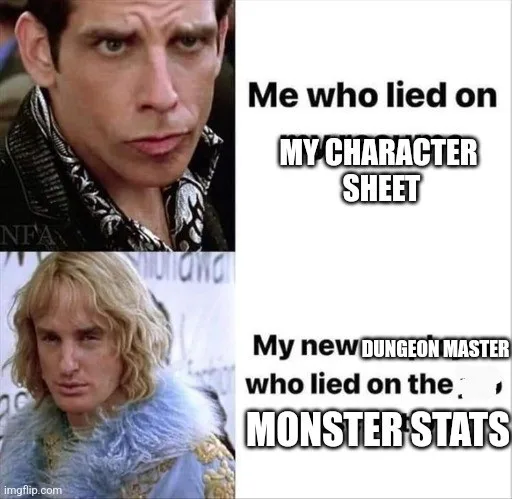 The image is a two-panel meme. The top panel shows actor Ben Stiller with a skeptical, slightly annoyed expression, overlaid…