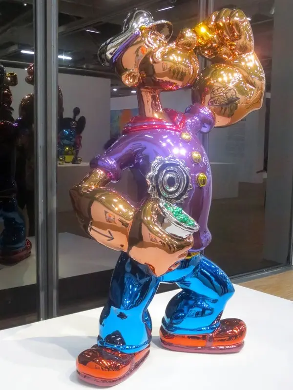 Popeye as Interpreted by Jeff Koons at Centre Pompidou, Paris