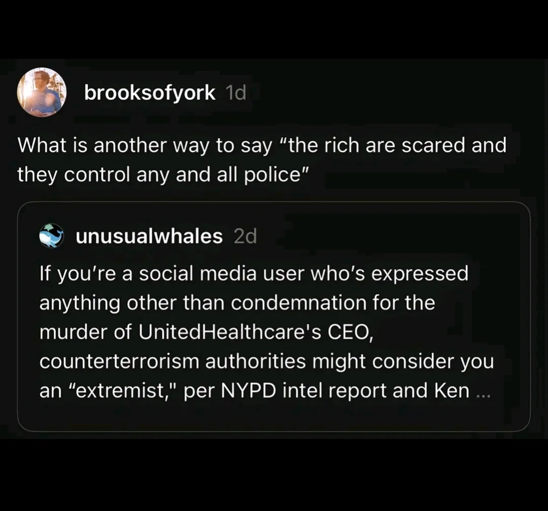 A screenshot of a social media thread shows a user named 'brooksofyork' asking for an alternative phrase to 'the rich are…