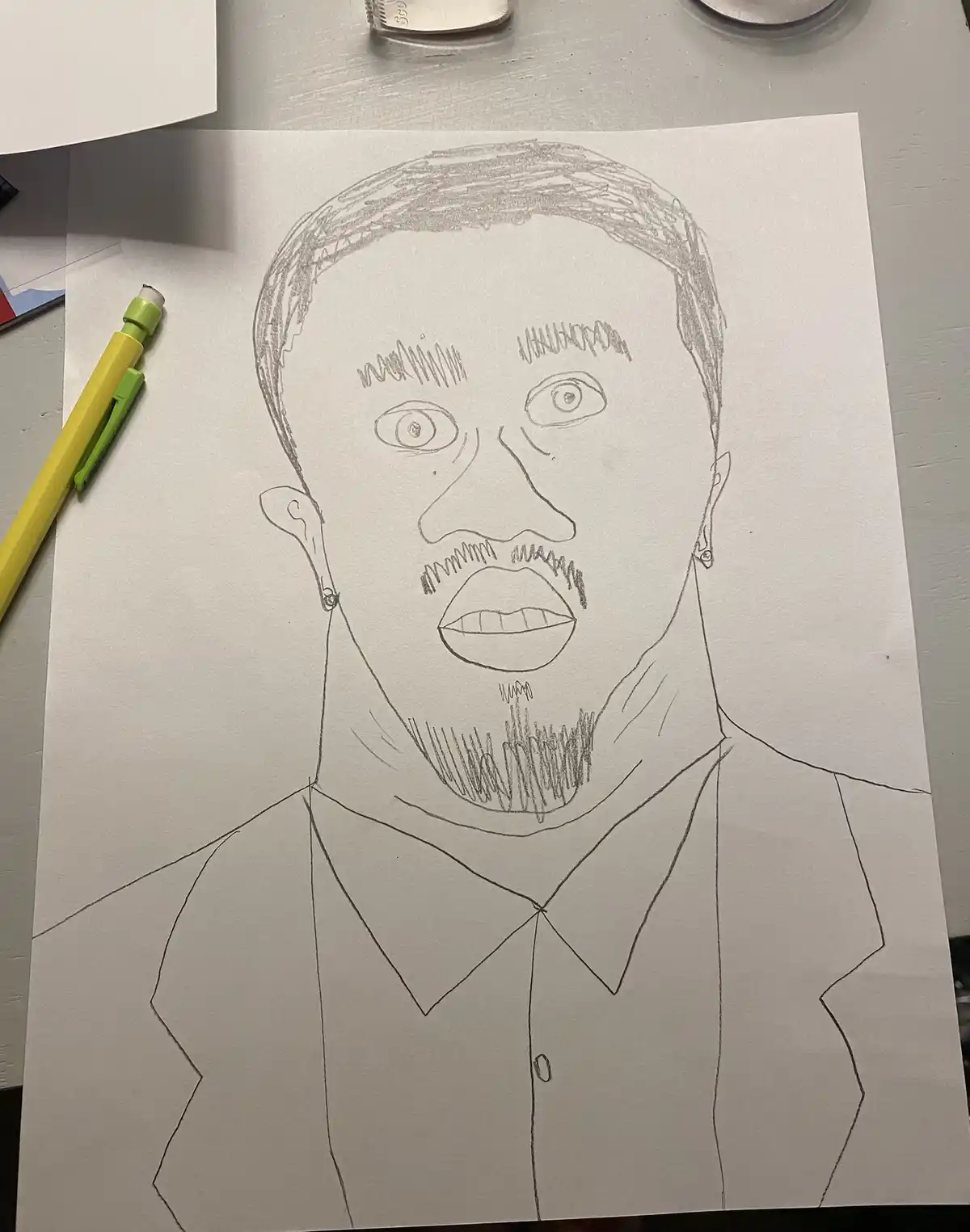 Diddy, But in a Hilariously Crude Drawing
