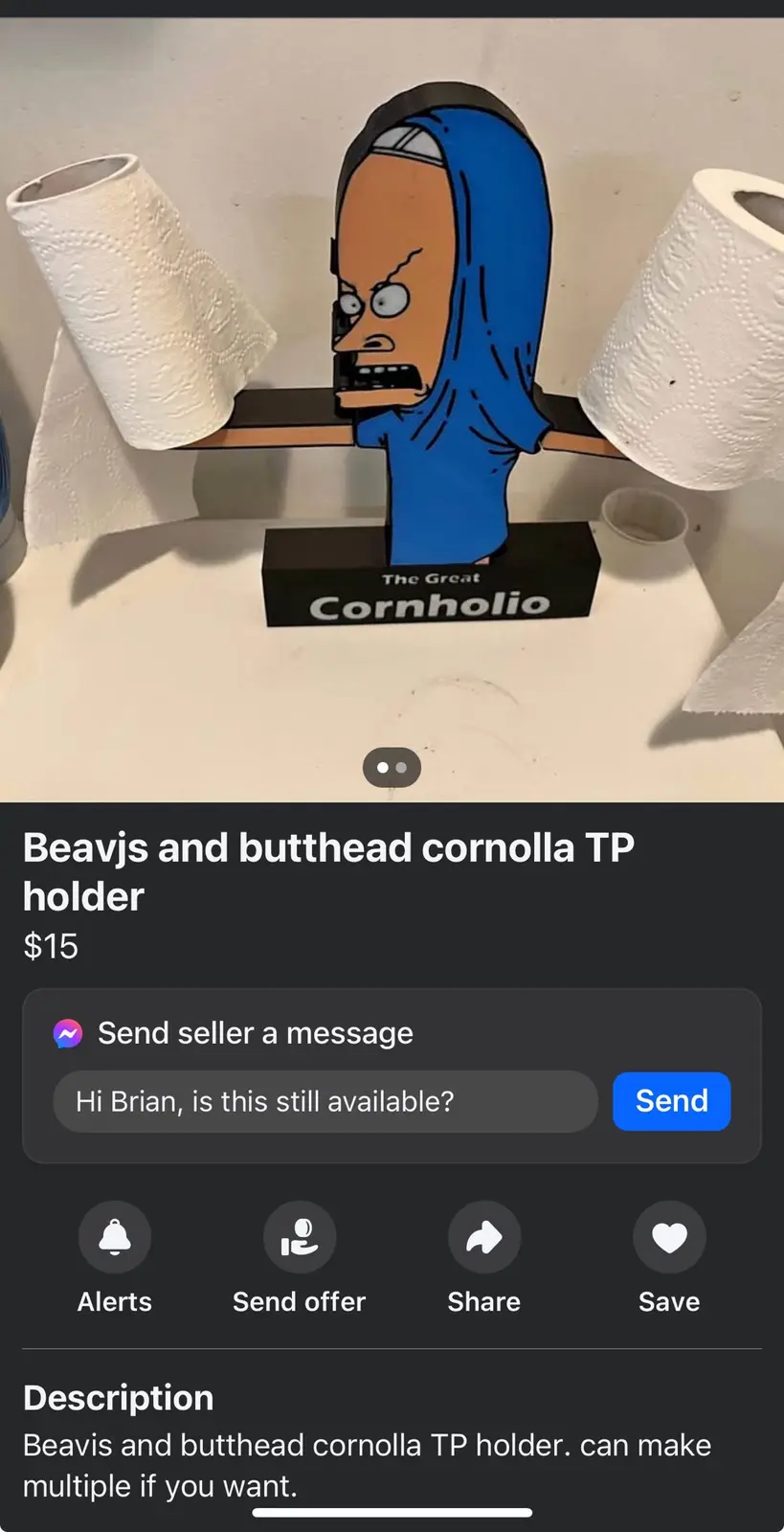Never Change, Facebook Marketplace!