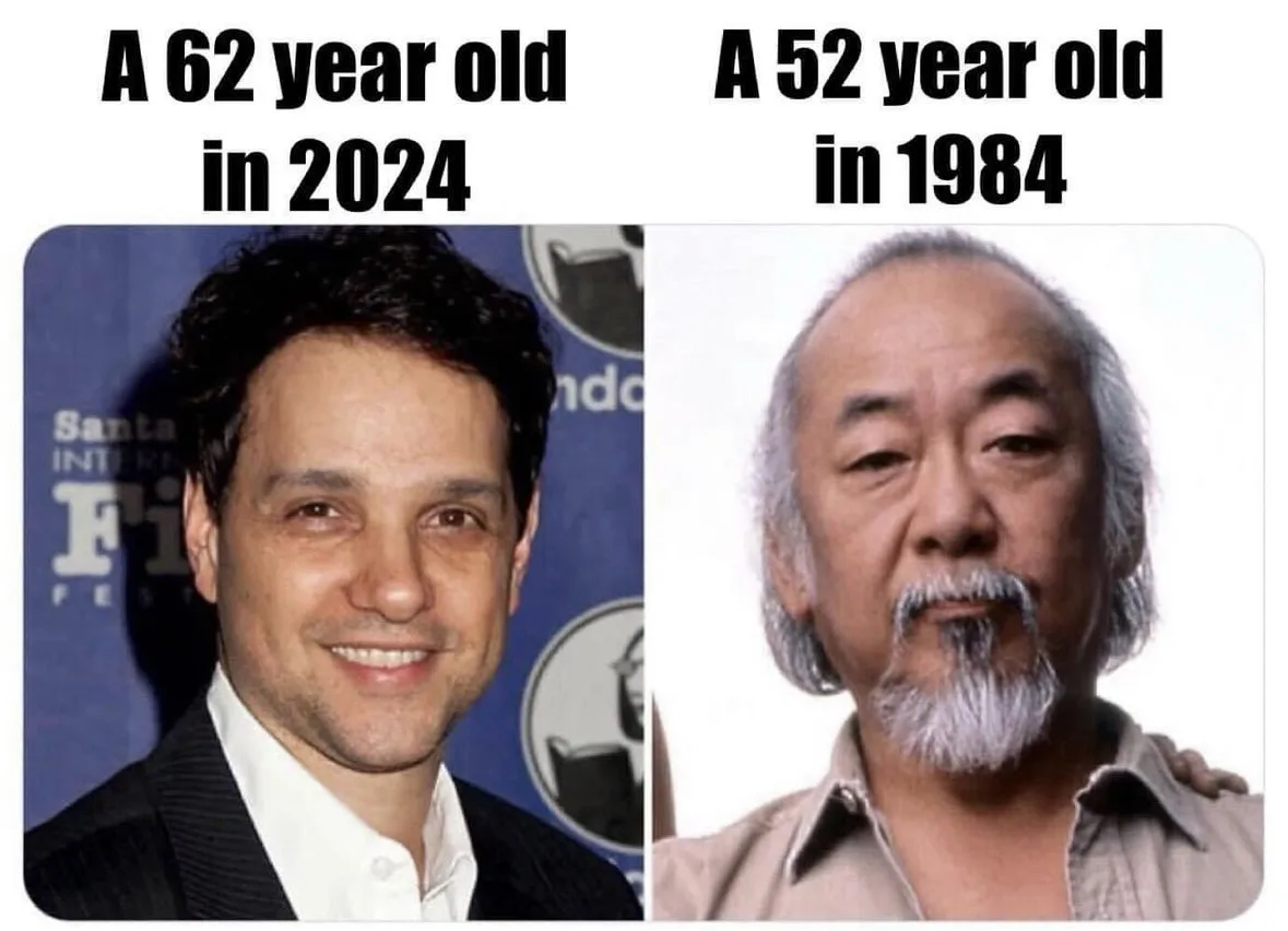 As a Child, I Thought Mr. Miyagi Was Ancient!