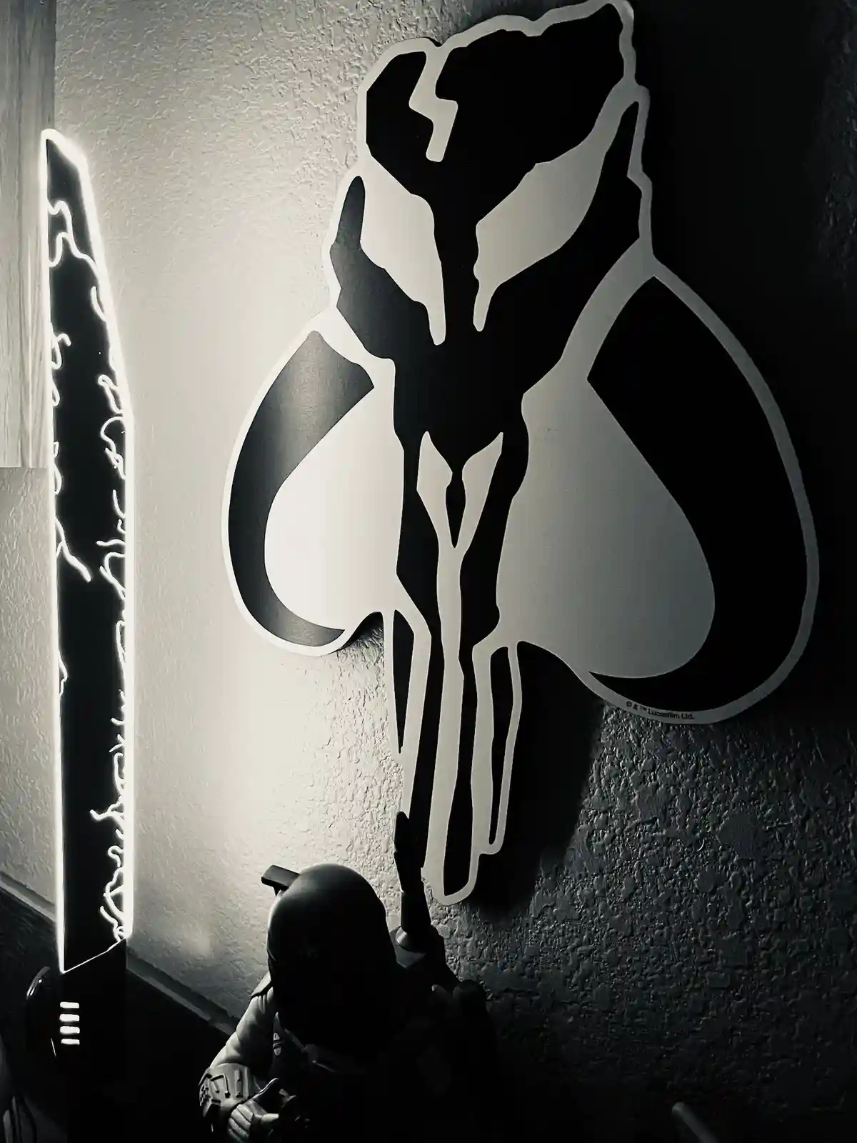 Illuminated by the Dark Saber: A Stunning Visual