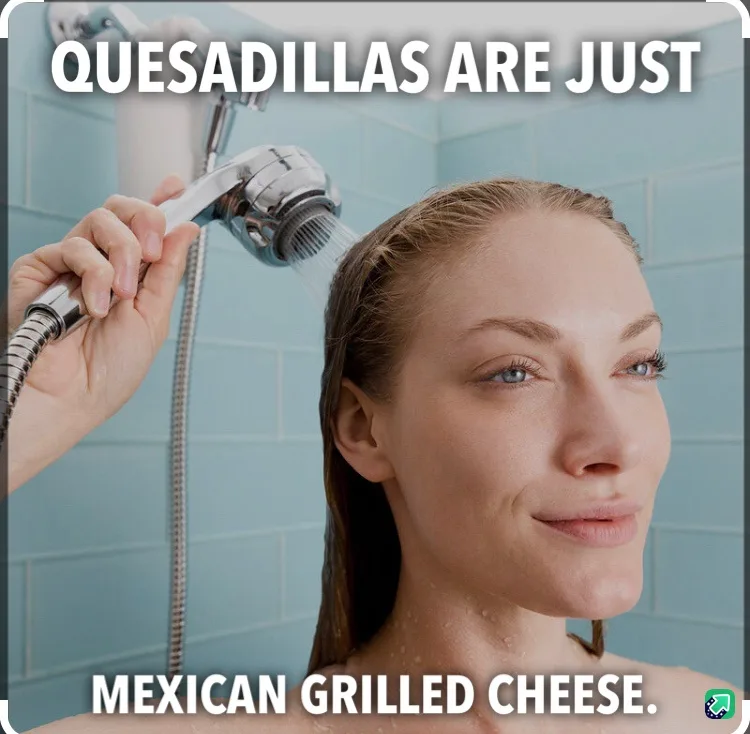 A woman with wet hair is in a shower, holding the showerhead and looking content. The image has bold white text overlaid at…