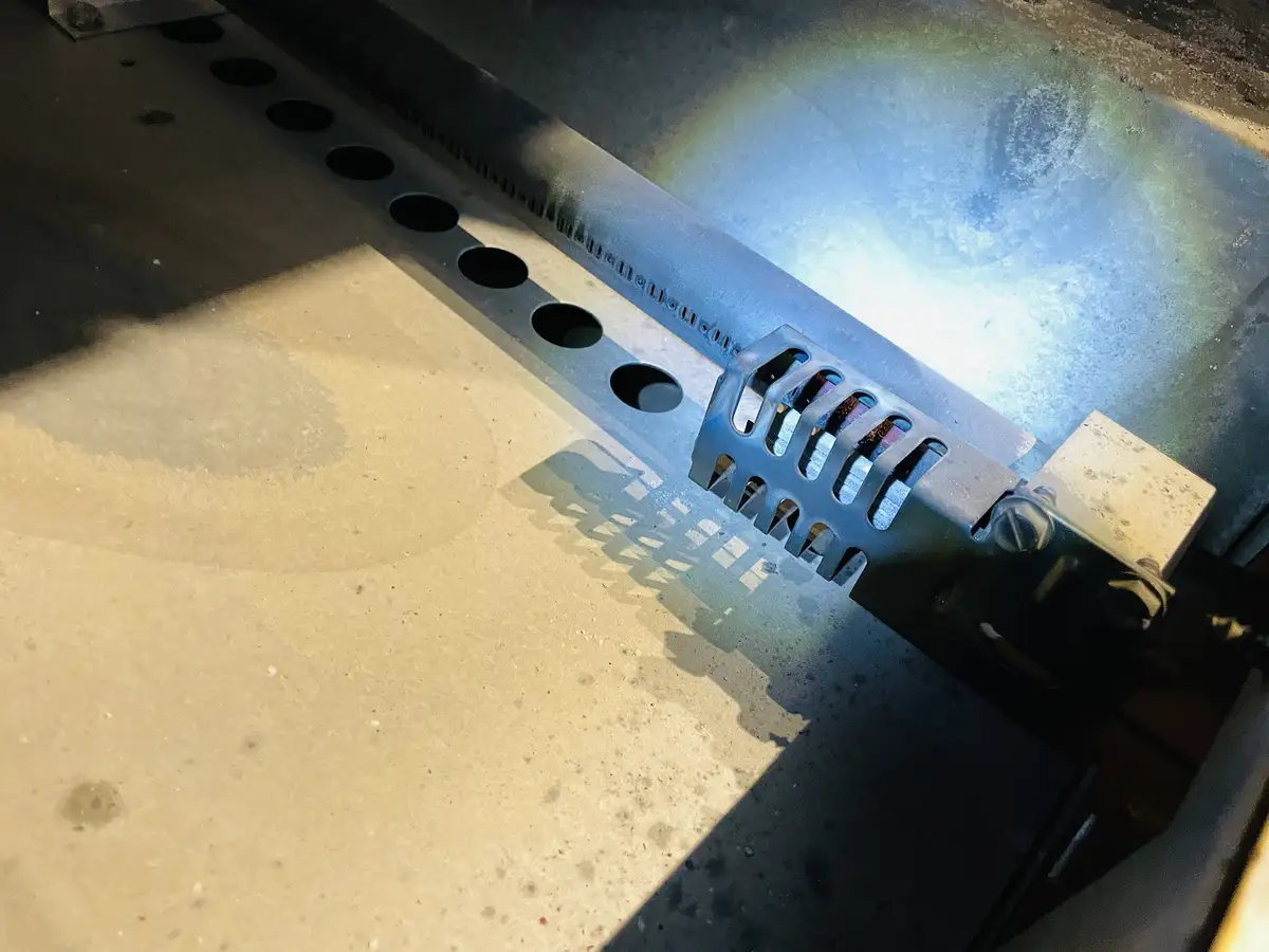 The elusive 'Working' burner revealed.