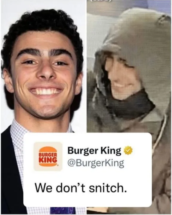 The image is a split-screen meme. On the left is a clear, smiling photo of actor Zachary Quinto. On the right is a blurry…