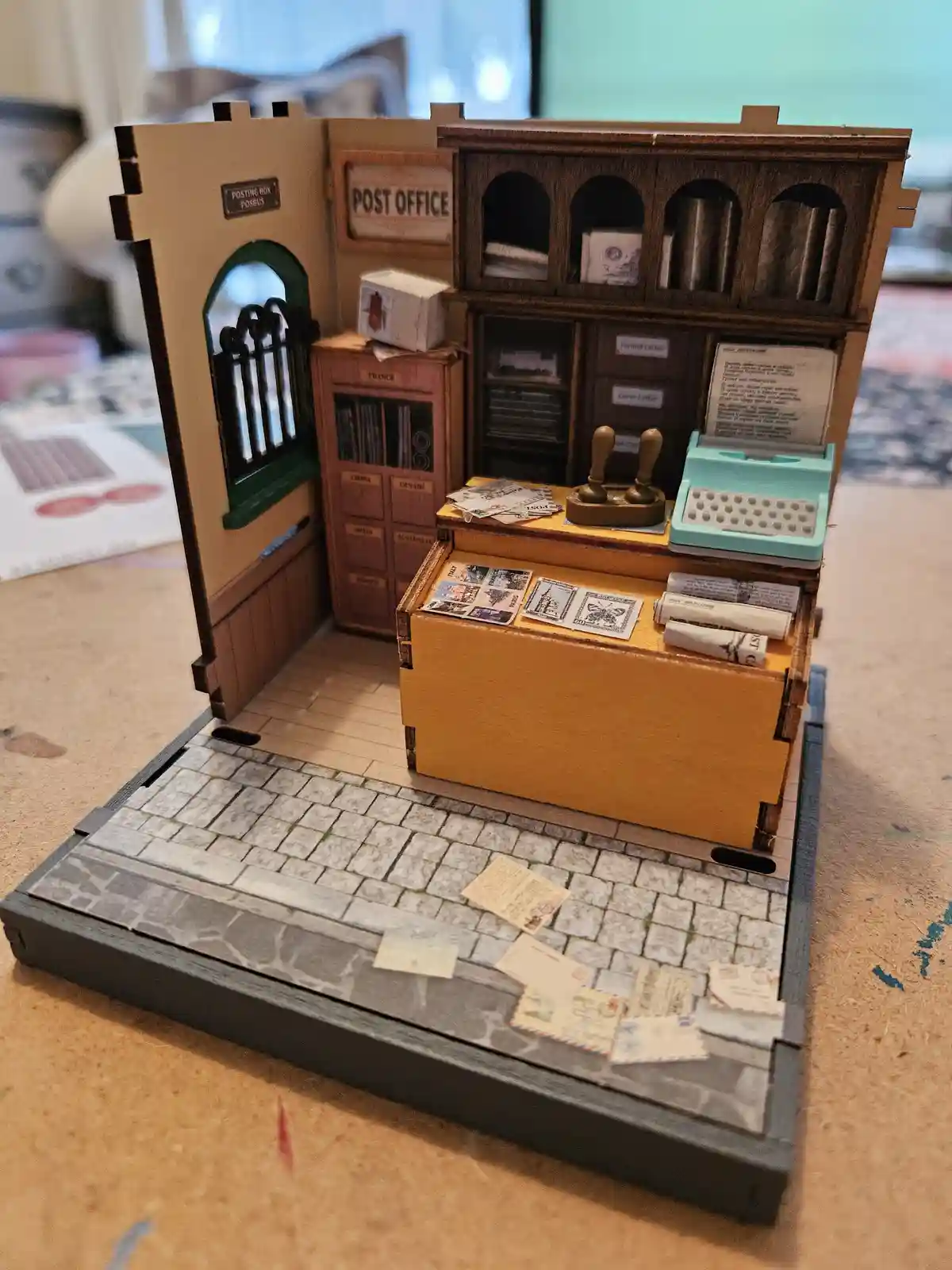 A Charming Miniature Post Office Diorama