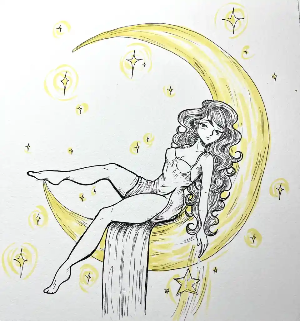 A Star Falling from the Sky
