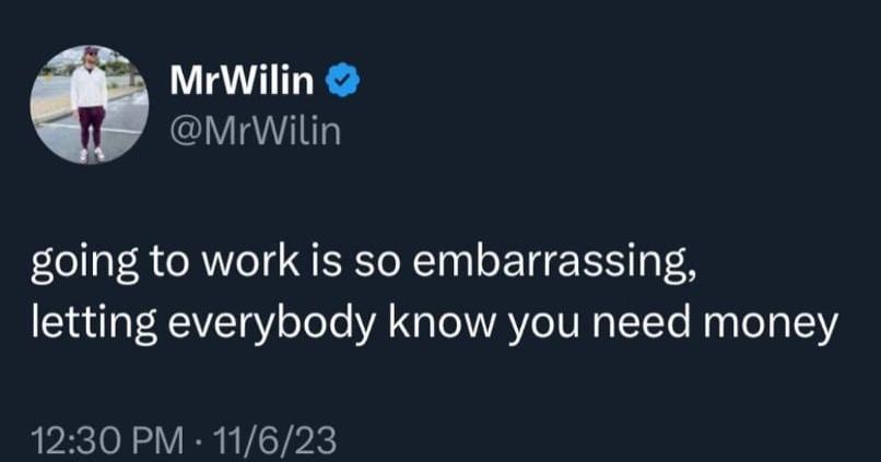 A screenshot of a tweet from verified user MrWilin, showing a profile picture of a person standing outdoors. The tweet text…