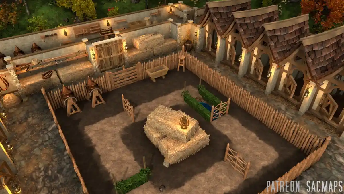 Honeypole Stables: Your Source for Free DnD and TTRPG Maps