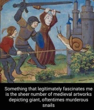 A medieval-style illustration shows three armored figures: one pulling a rope, another holding a sword above his head, and a…