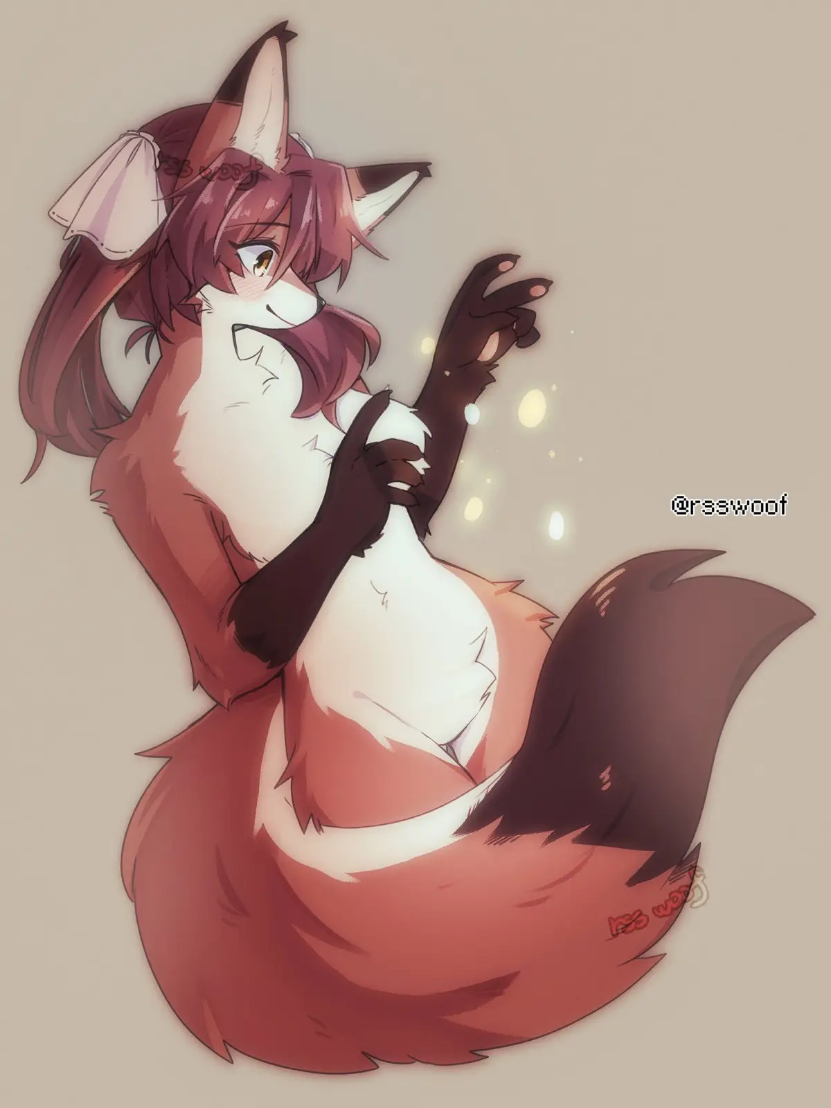 Meet the adorable fox girl!