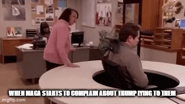 A six-panel sequence from the TV show 'The Office' showing Jim Halpert sitting at his desk while Pam Beesly stands behind…