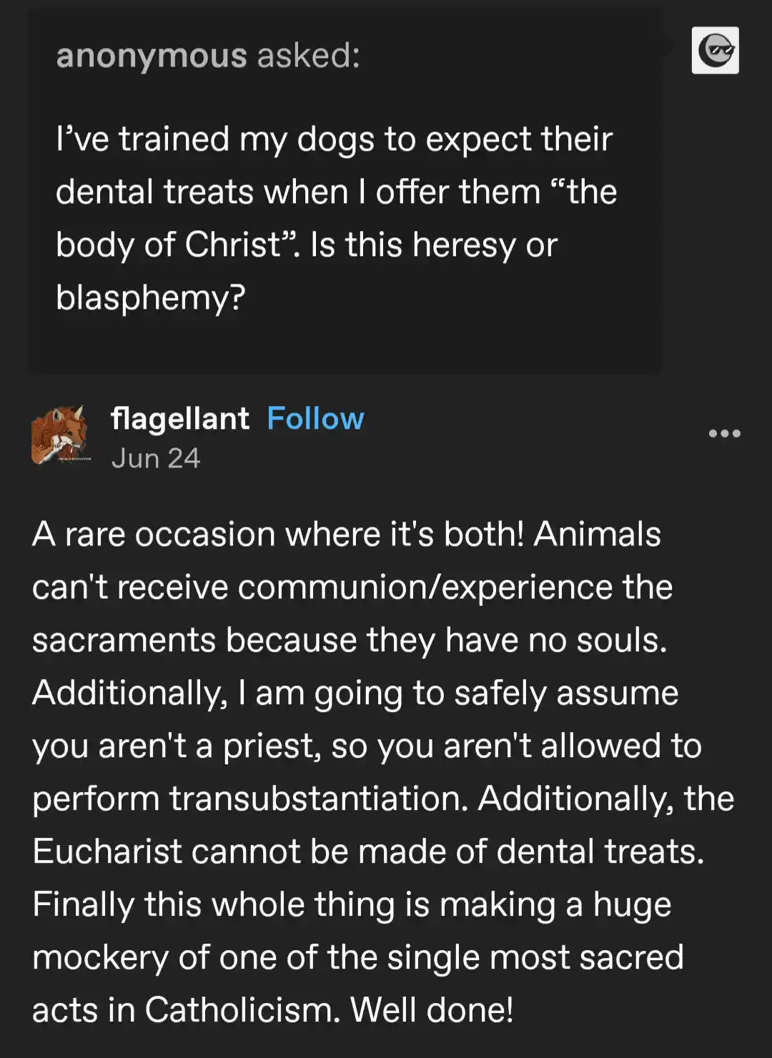 The Ultimate Combo: Heresy and Blasphemy