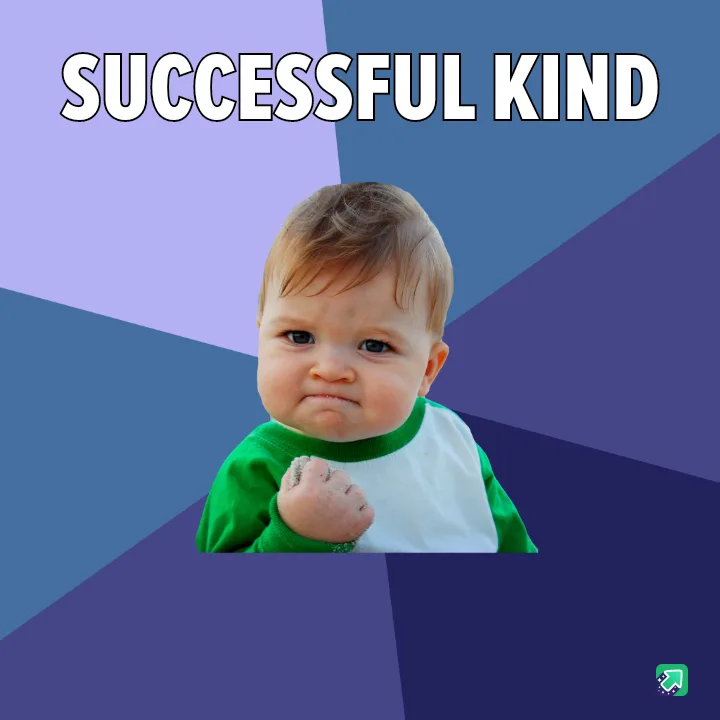 A baby with a determined, slightly smug expression, wearing a green and white shirt, clenches a fist with sand on it, set…