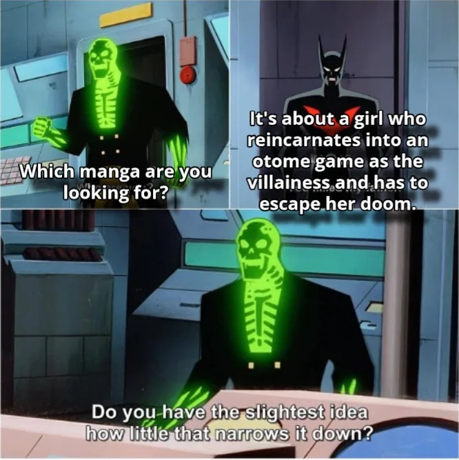 A three-panel meme featuring the animated character Skeletor from Masters of the Universe. In the first panel, he asks…