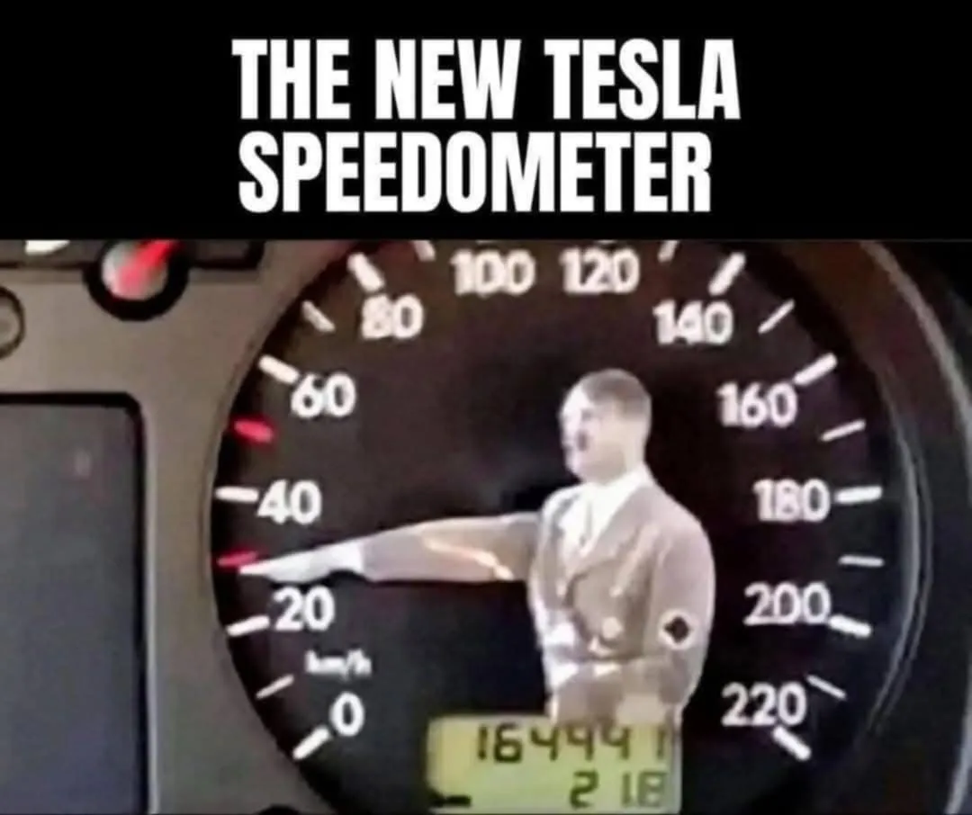 A car speedometer with a digital display showing '164941' and '218', overlaid with a black bar at the top containing the…
