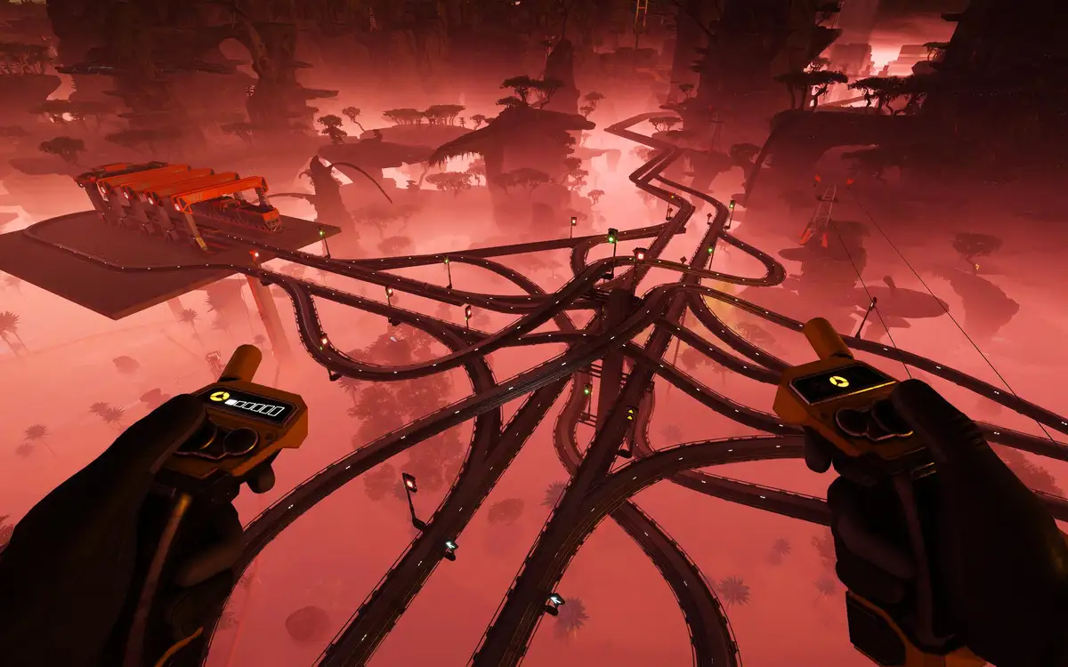 Transformative Journey: Before & After of a Stacked Interchange in Satisfactory