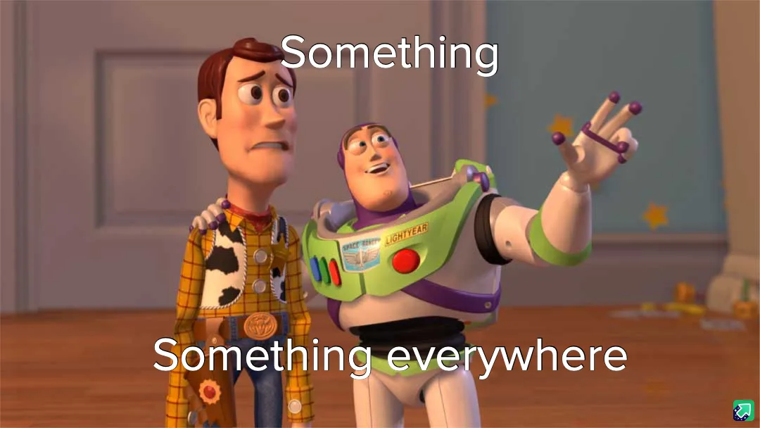 Two animated characters, Woody in a cowboy outfit and Buzz Lightyear in his green and purple space ranger suit, stand…