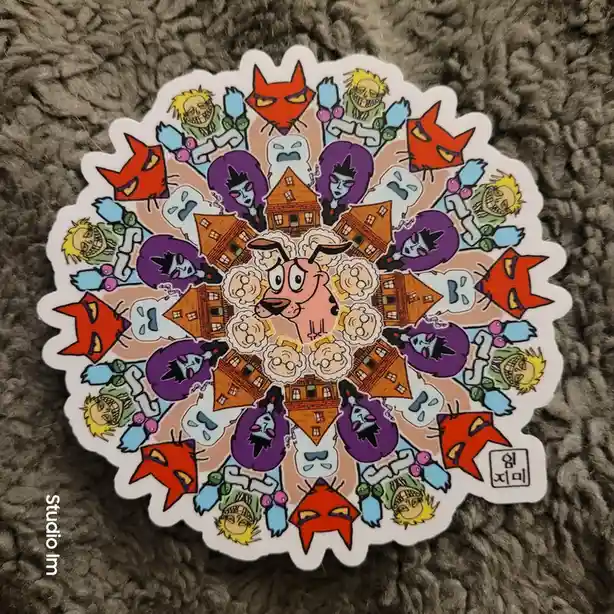 My Fan-Inspired Mandala Art is Now Available as Stickers!