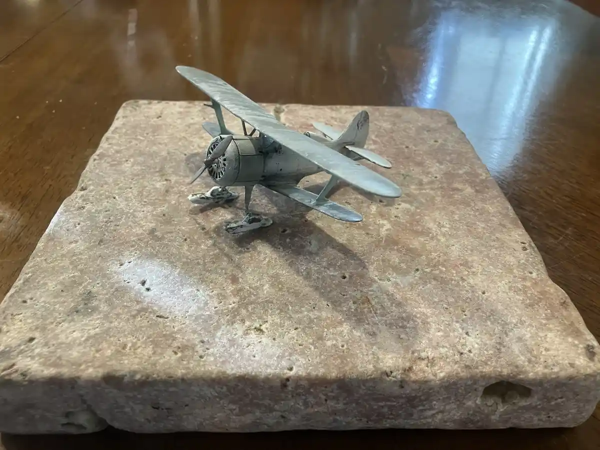 Check out this 1/72 scale model of the ICM I-15bis.