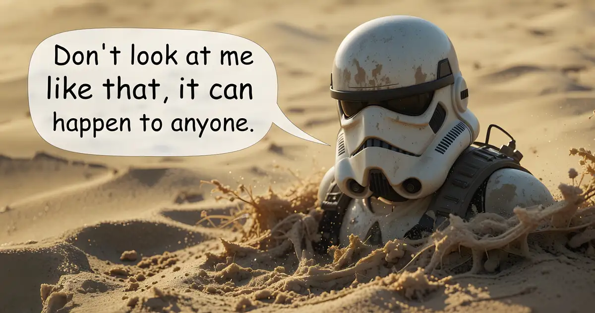 A Hilarious Stormtrooper Blunder