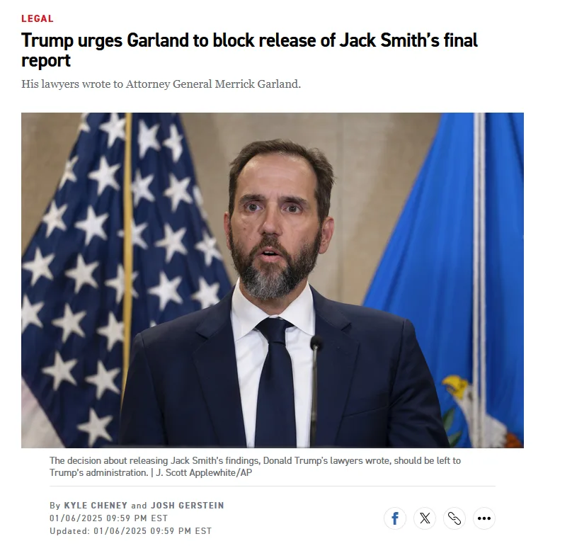 Come on, Garland, Just Do One Good Thing Before You Leave That Useless Office!