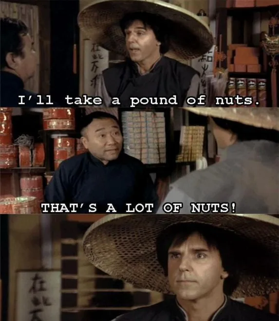 Kung Pow! Enter the Fist has prepped me for this epic moment.