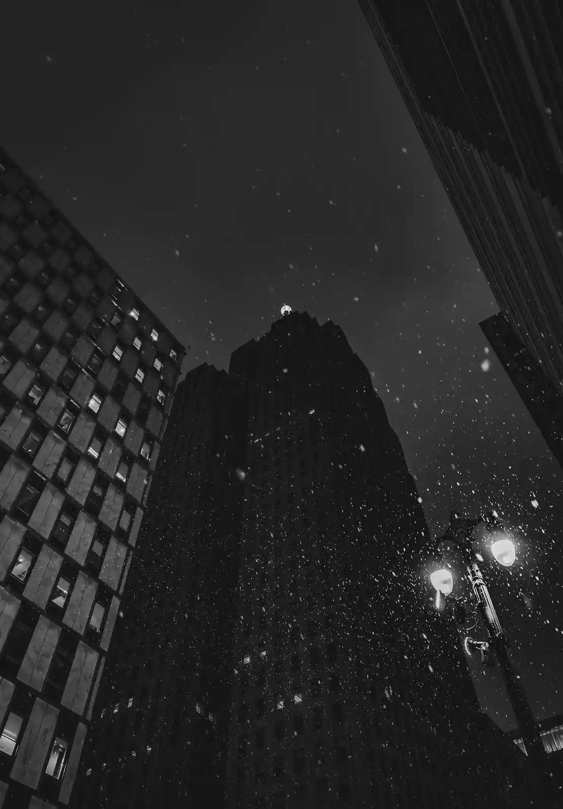 A Magical Snowy Night in Detroit, Michigan