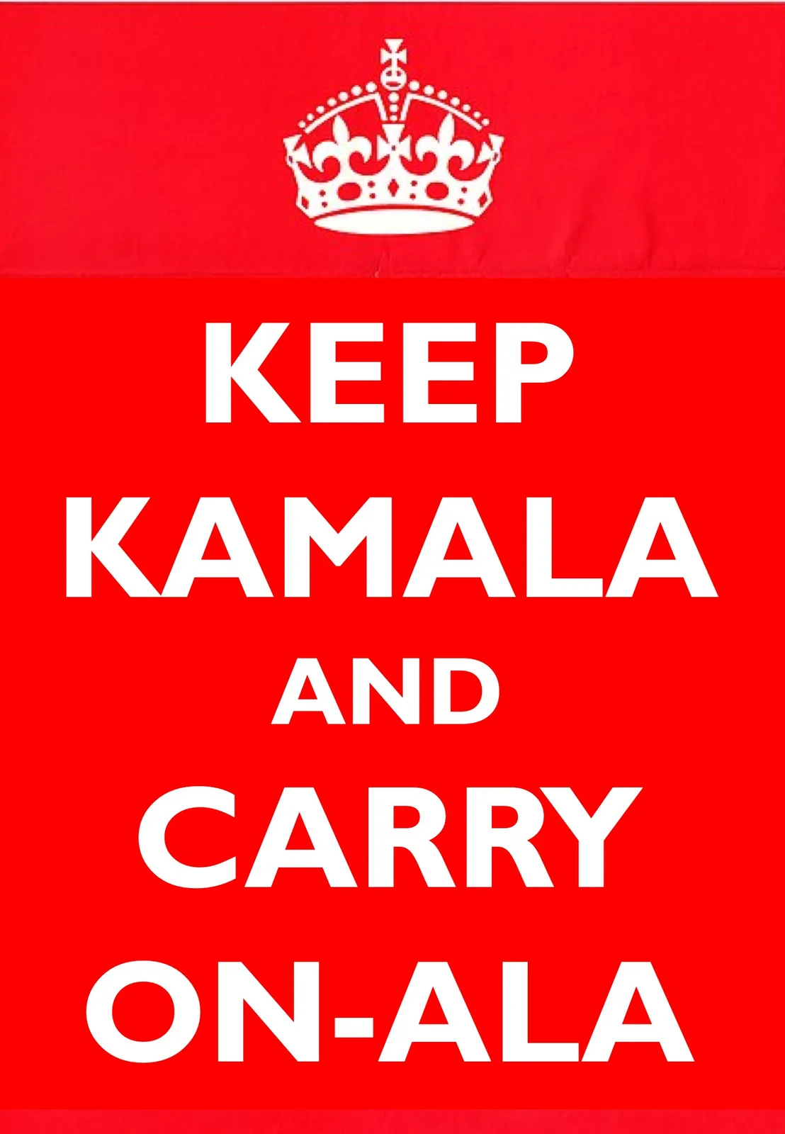The Campaign to Keep Kamala Strong