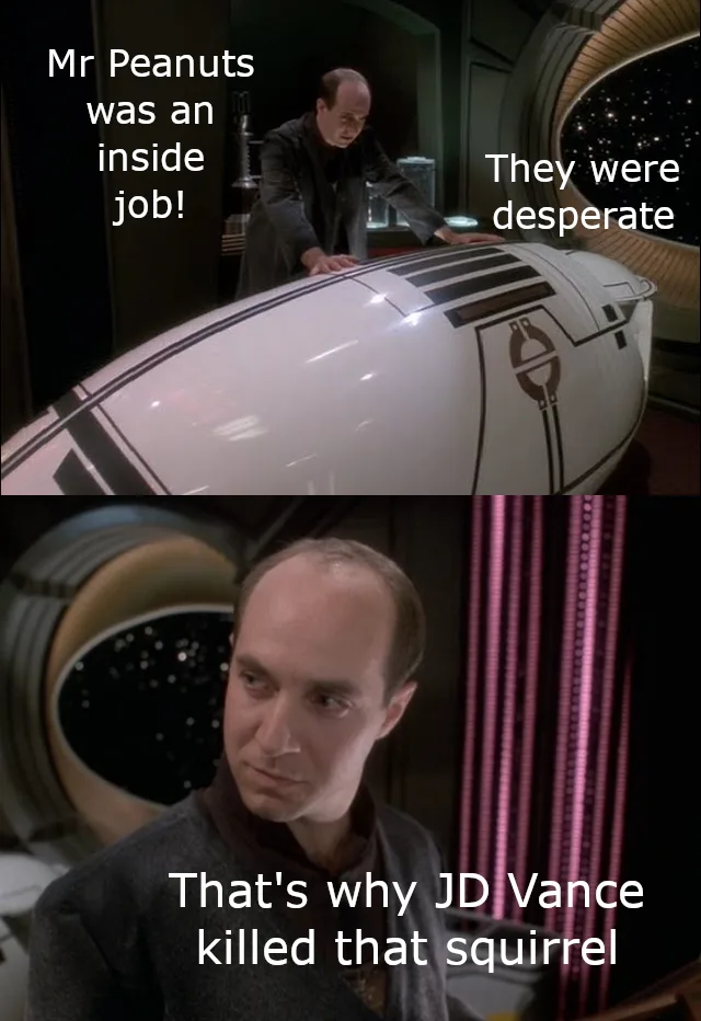 The image is a two-panel meme from the TV show 'Futurama'. The top panel shows a character in a spaceship cockpit exclaiming…