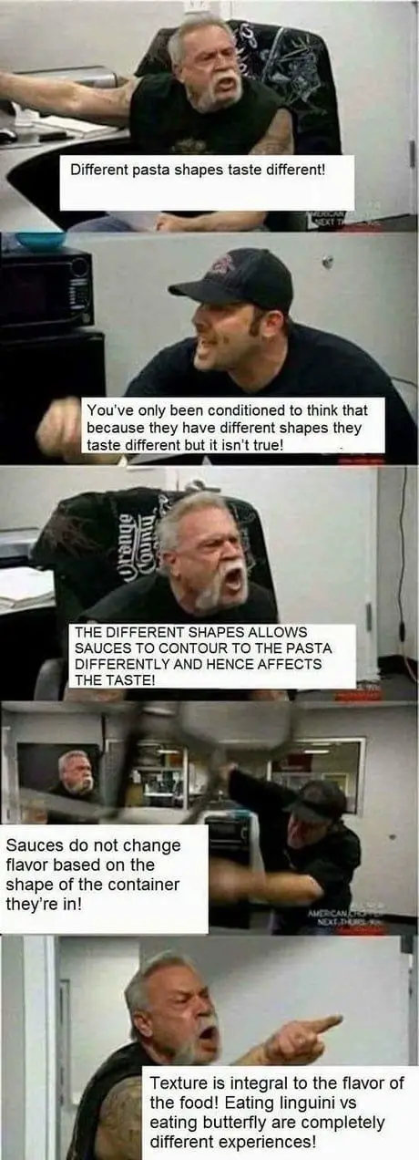 A five-panel meme featuring two men in an office setting, one older with a beard and tattoos, the other younger in a cap…