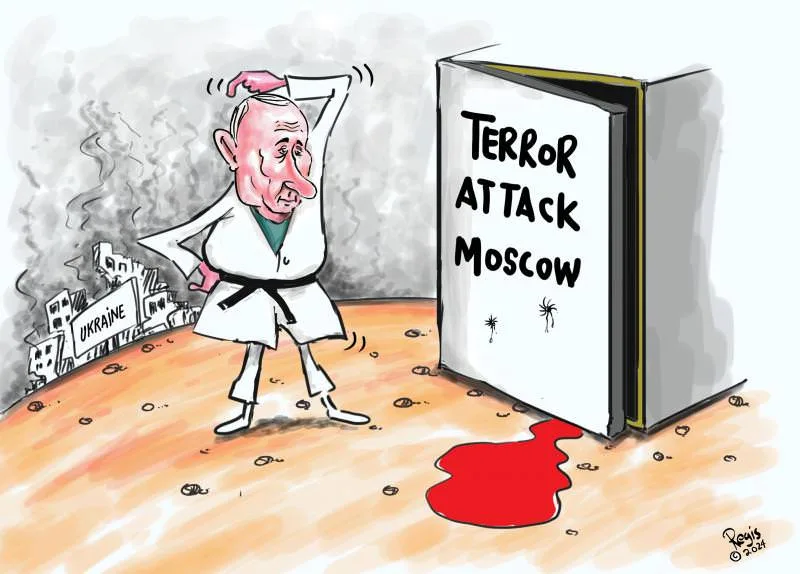 A caricature of Putin that speaks volumes.