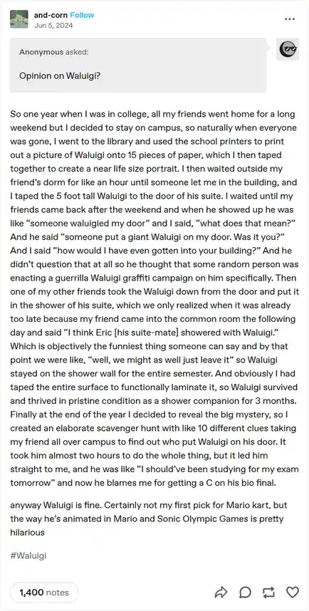 Waluigi: The Mischievous Icon We All Love